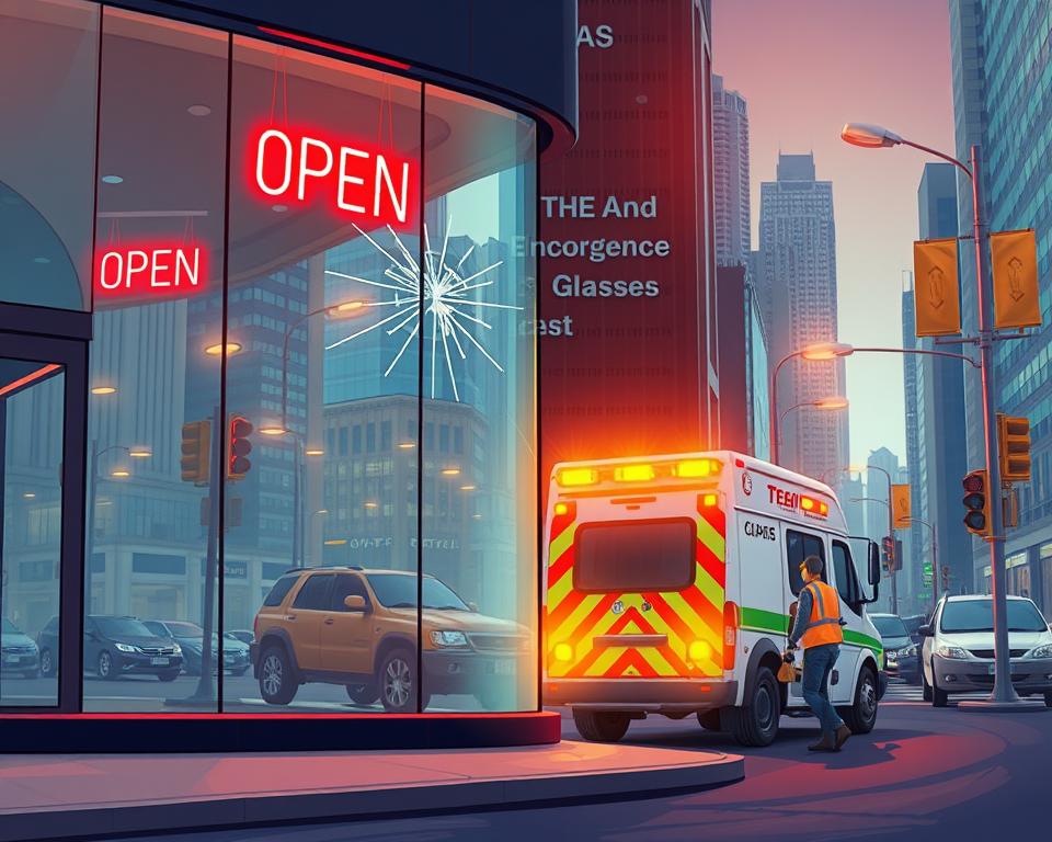 broken glass window repair